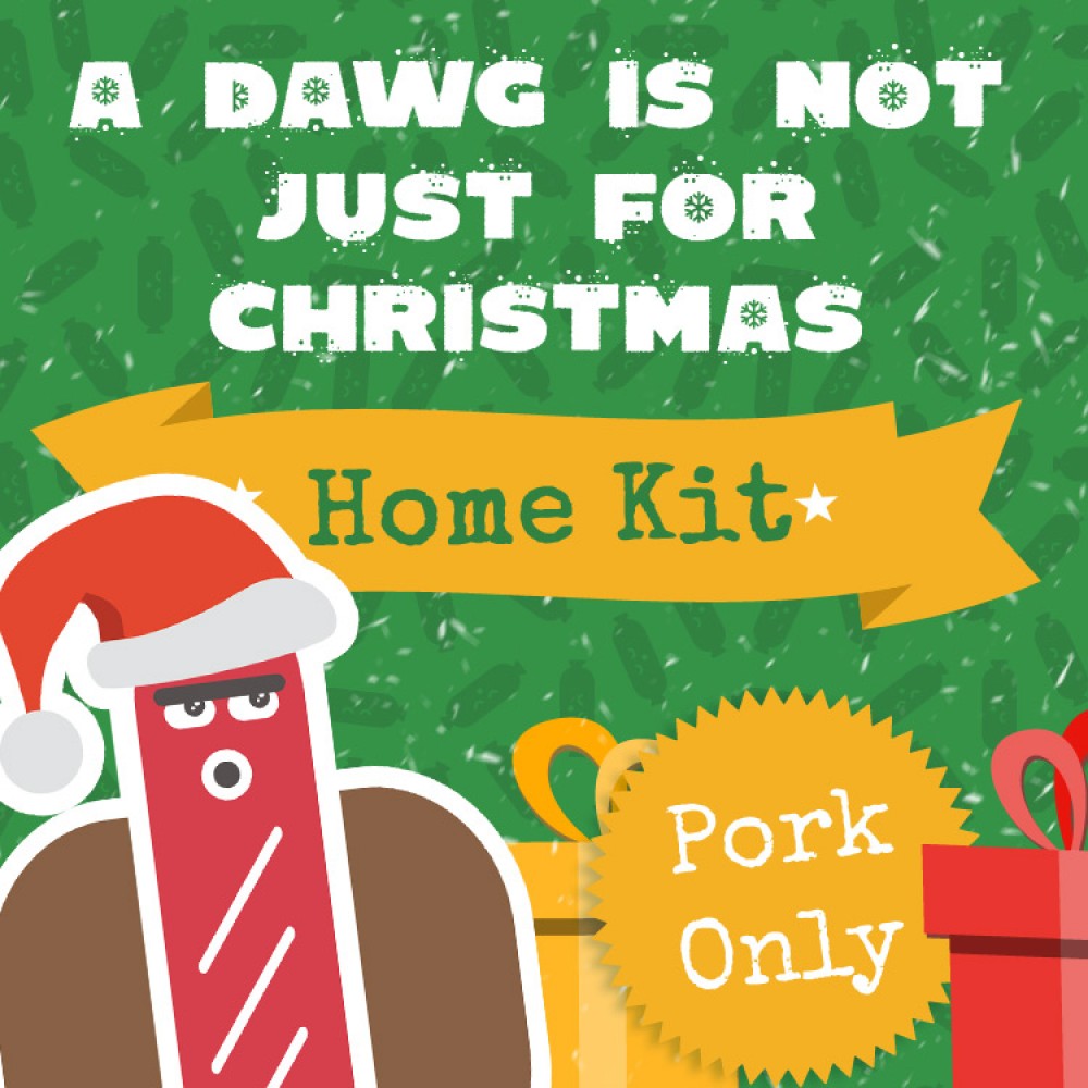 Christmas Hot Dog Home Kit