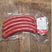 NEW Bigger British Bulldogs! <br /><span class='product-bracket'>(10 x 90g) BEEF Franks in Natural Casings</span>