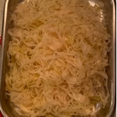 Superlative Sauerkraut!  Organic Raw, Fermented, Probiotic 1kg Tub. Part of the Organic Artisanal Toppings Bundle.</span>