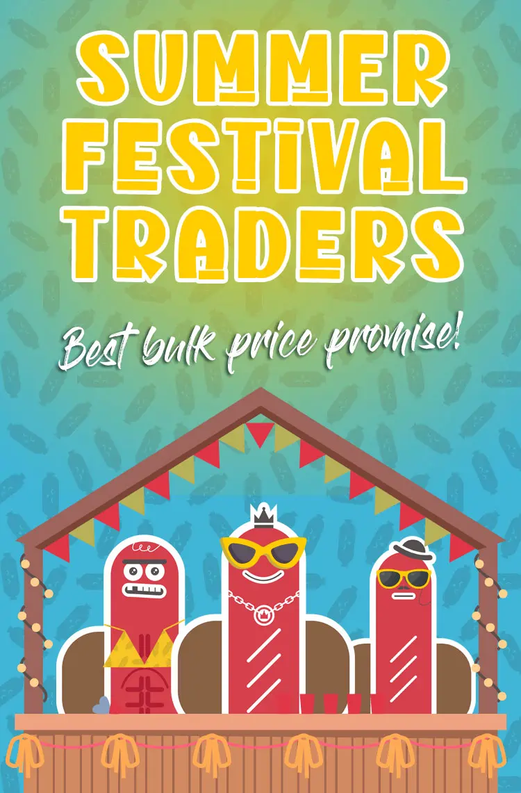 Winter/Christmas Markey Traders - Buy bratwurst in bulk direct from factory 