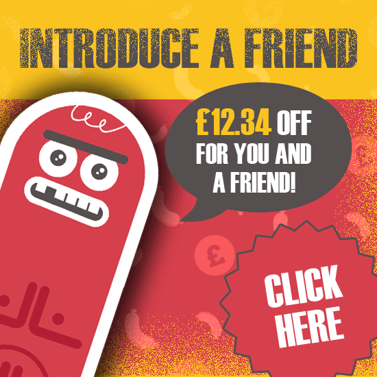 Refer a friend or family member and we'll send you both a discount voucher for your next order